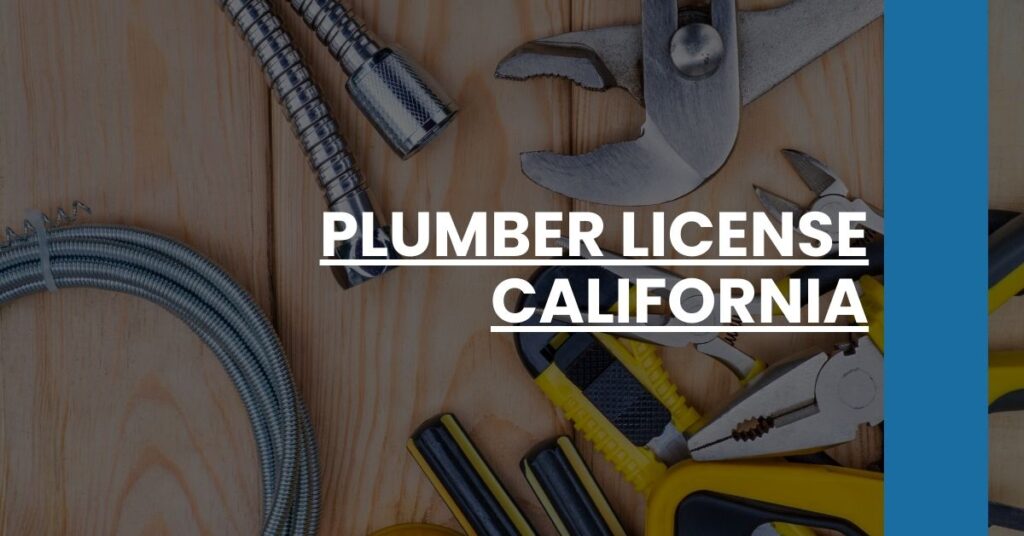 Plumber License California Feature Image