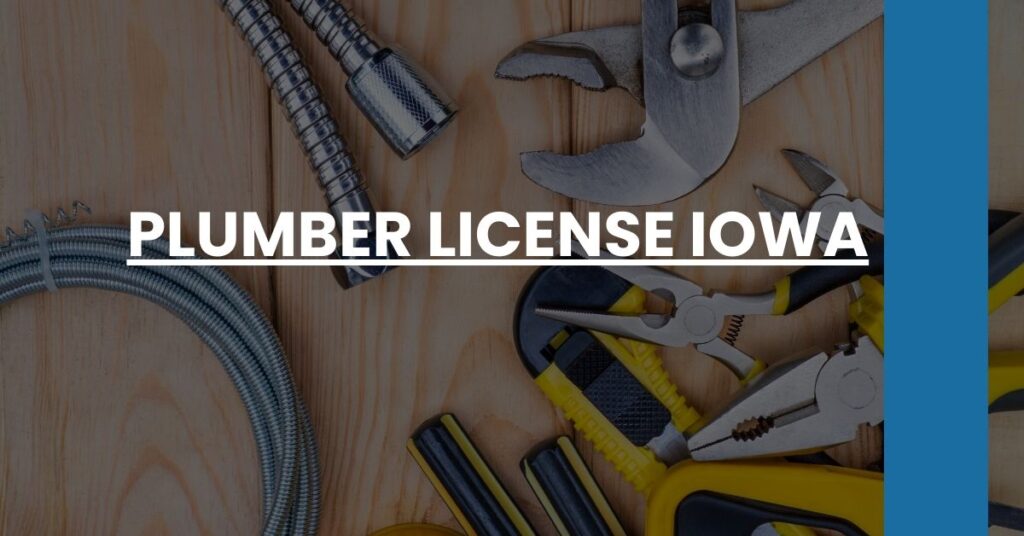 Plumber License Iowa Feature Image