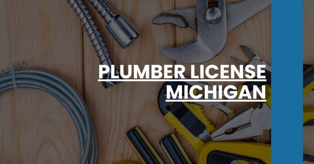 Plumber License Michigan Feature Image