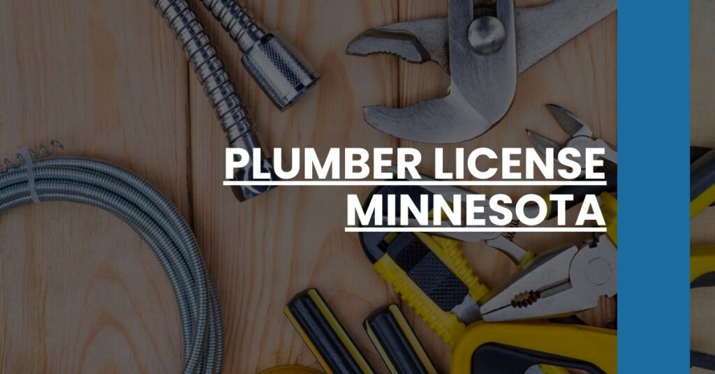 Plumber License Minnesota Feature Image