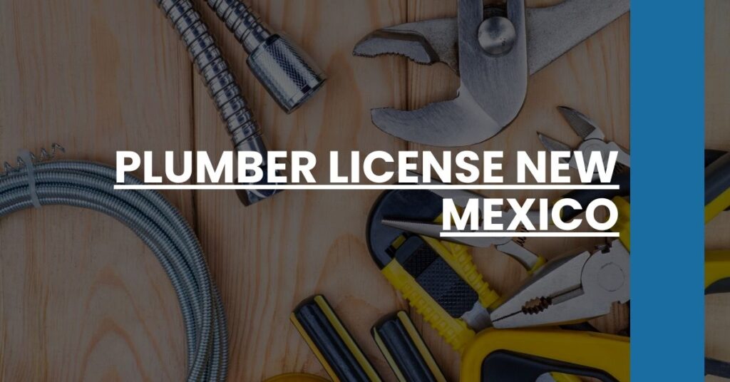 Plumber License New Mexico Feature Image