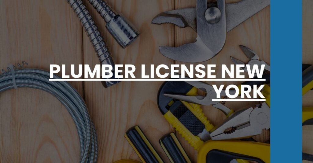 Plumber License New York Feature Image