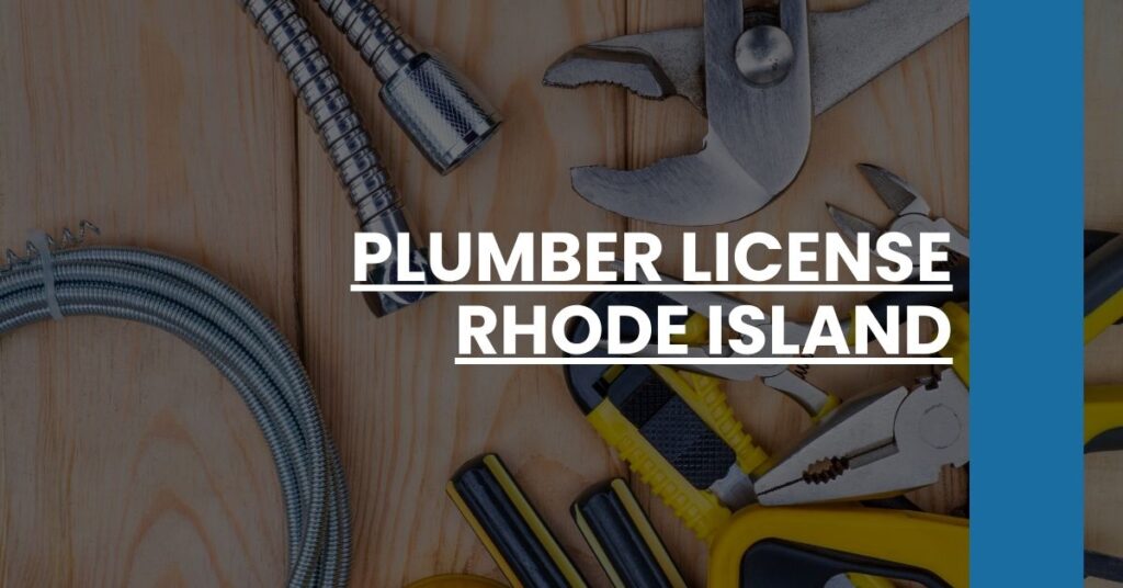 Plumber License Rhode Island Feature Image