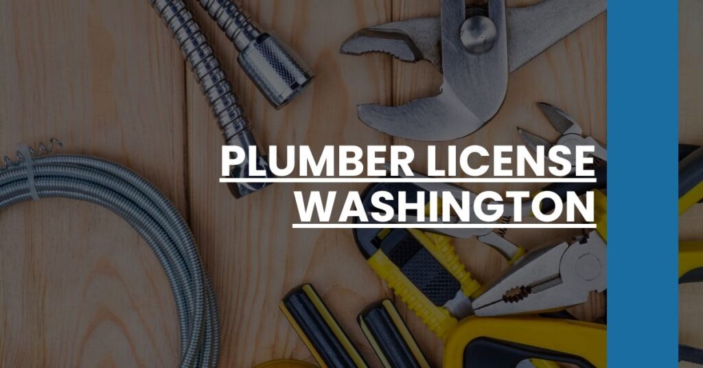 Plumber License Washington Feature Image